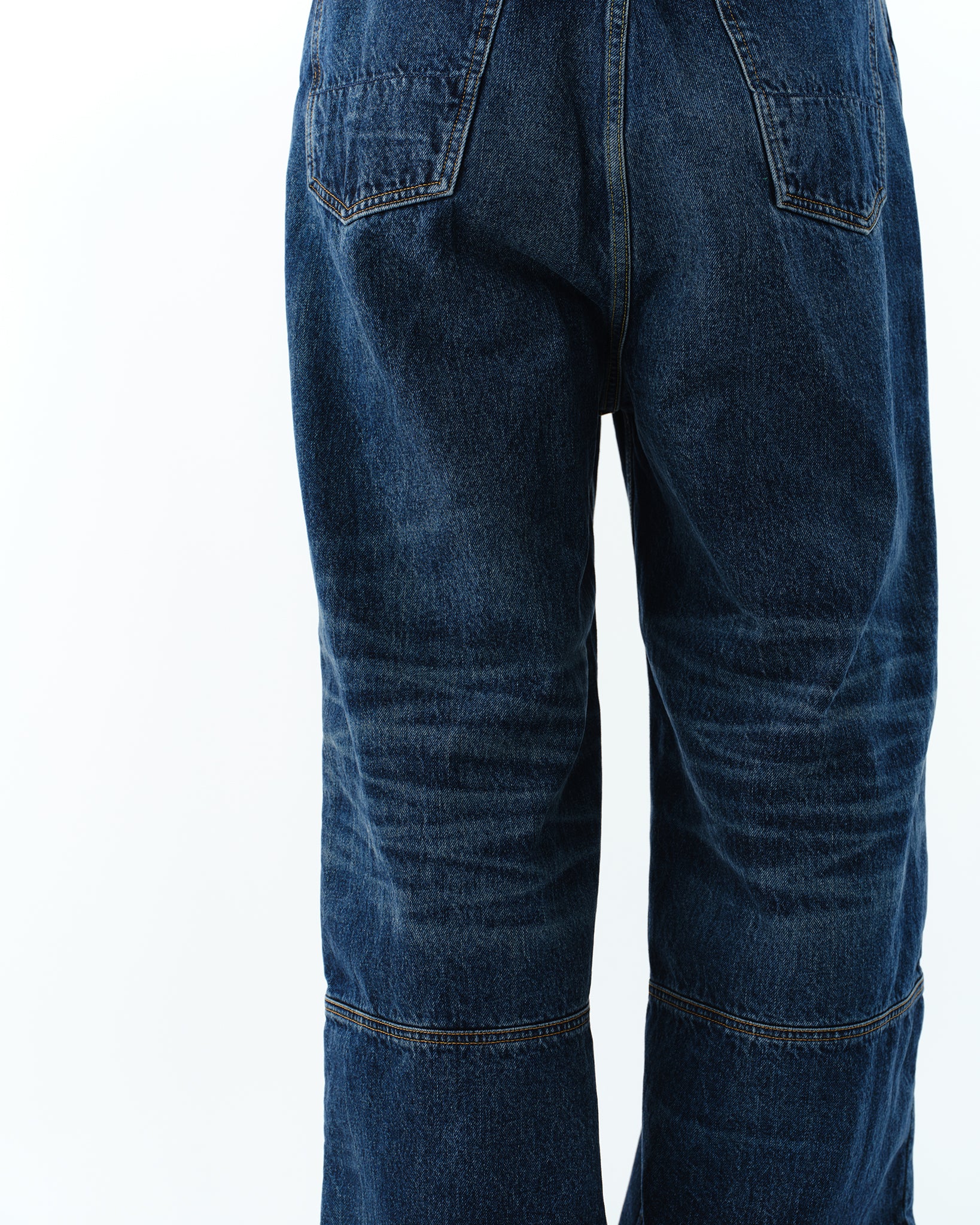 WIDE SEAM DENIM BAGGY PANTS .13【USED INDIGO】