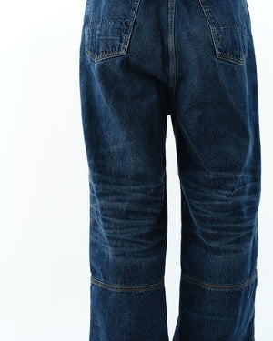 WIDE SEAM DENIM BAGGY PANTS .13【USED INDIGO】